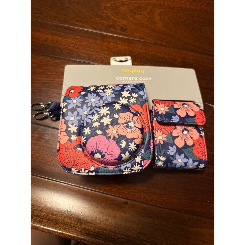 Heyday Floral Crossbody Camera Case for Fujifilm Instax Mini 12 Brand New